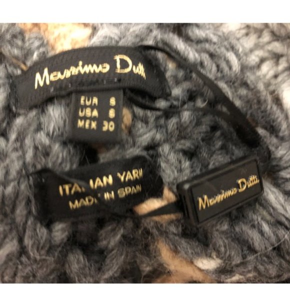 🇨🇦 Massimo Dutti Crochet Poncho - Picture 6 of 7